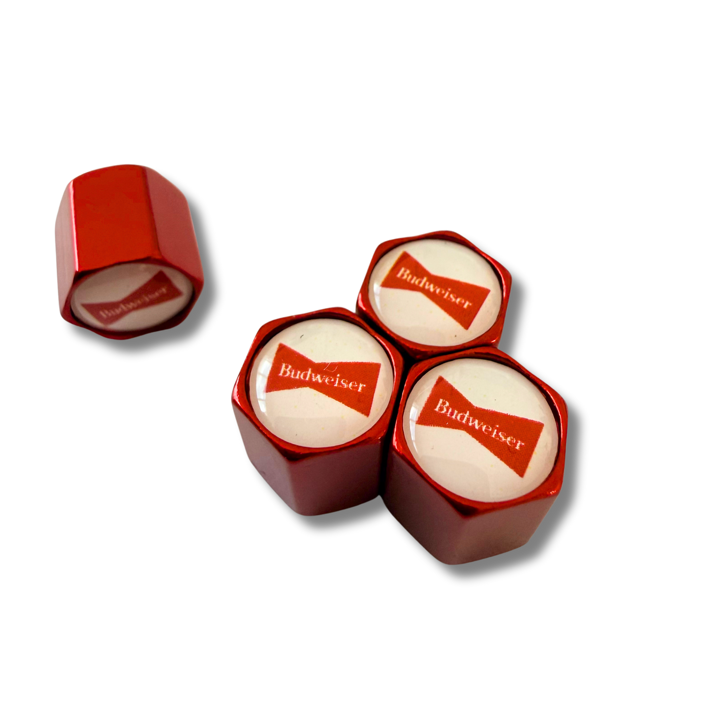 Budweiser Valve Caps