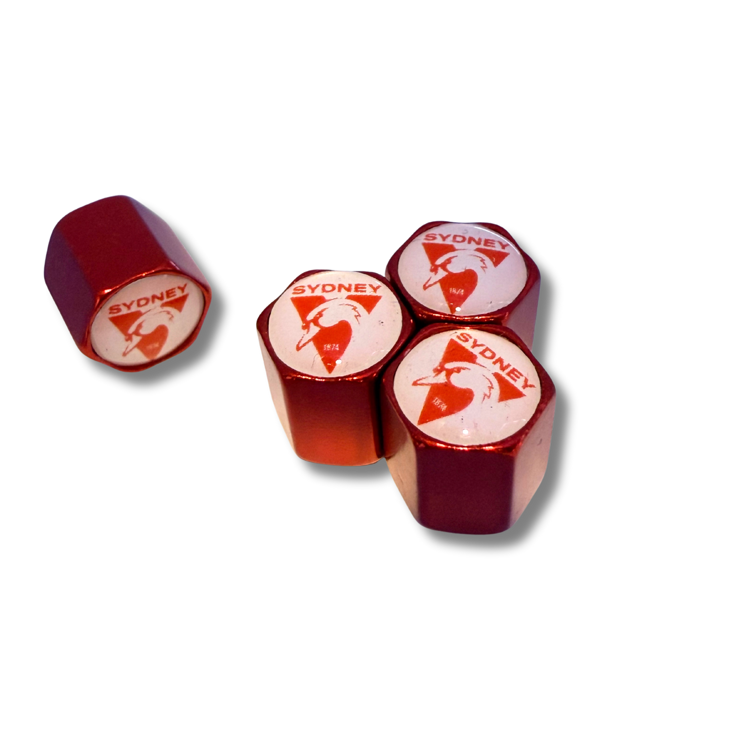 Sydney Swans Valve Caps