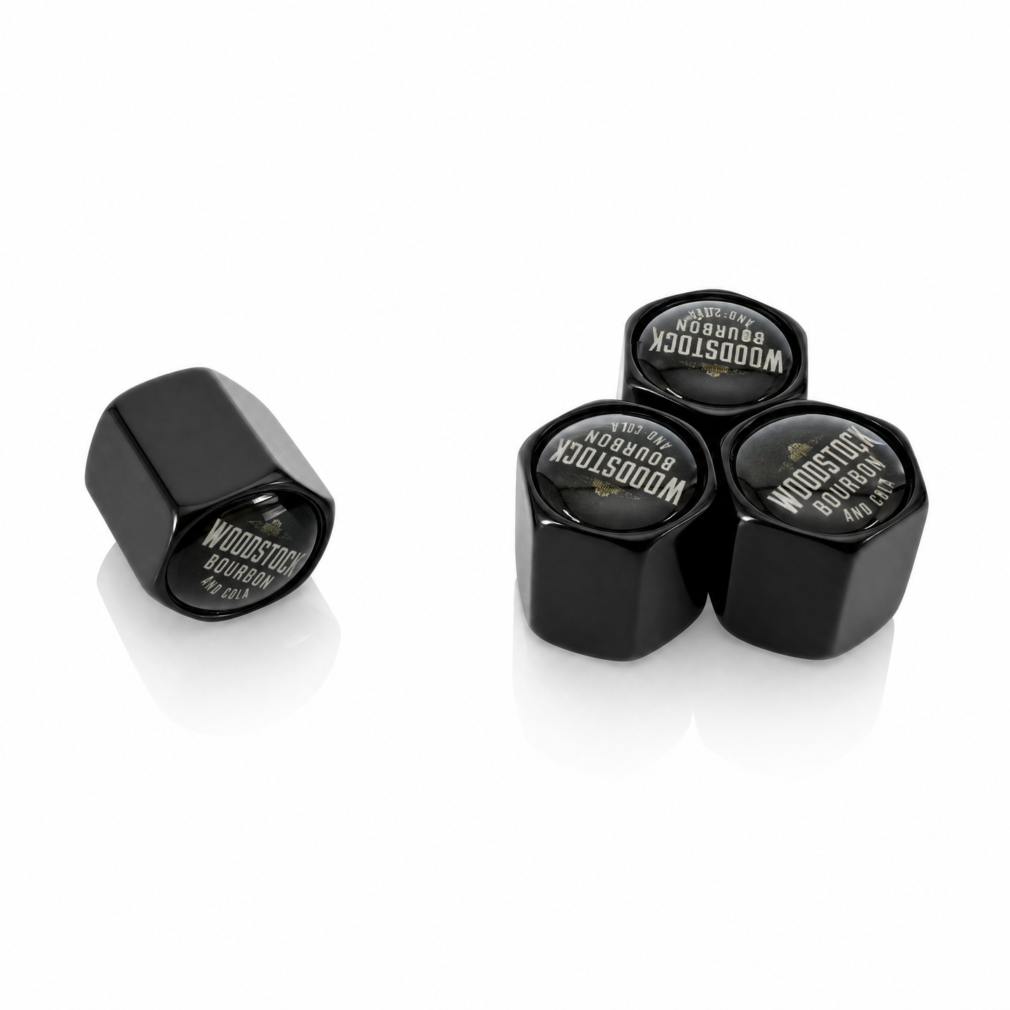 Woodstock billet valve caps - premium product image