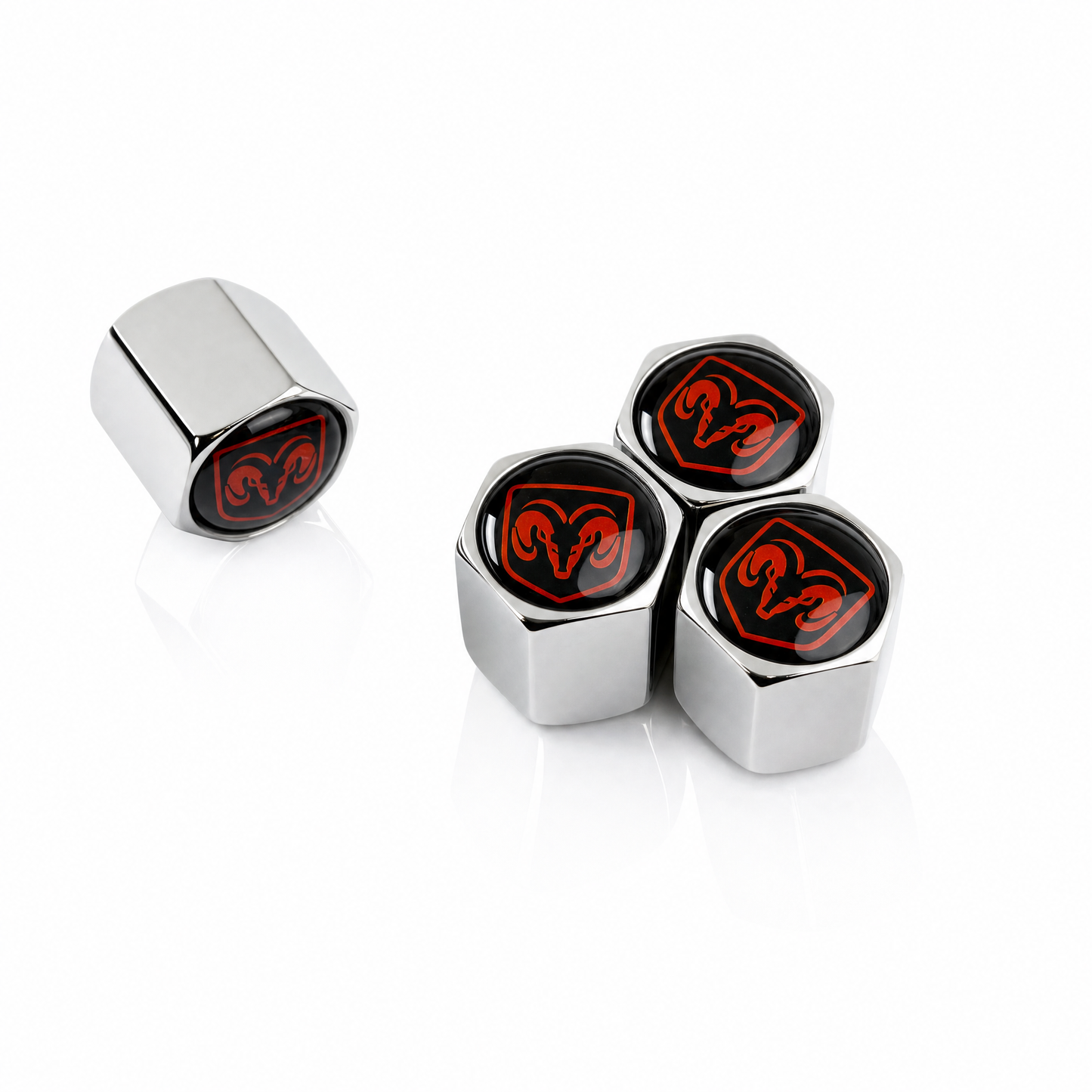 Dodge billet valve caps colour 2 - premium