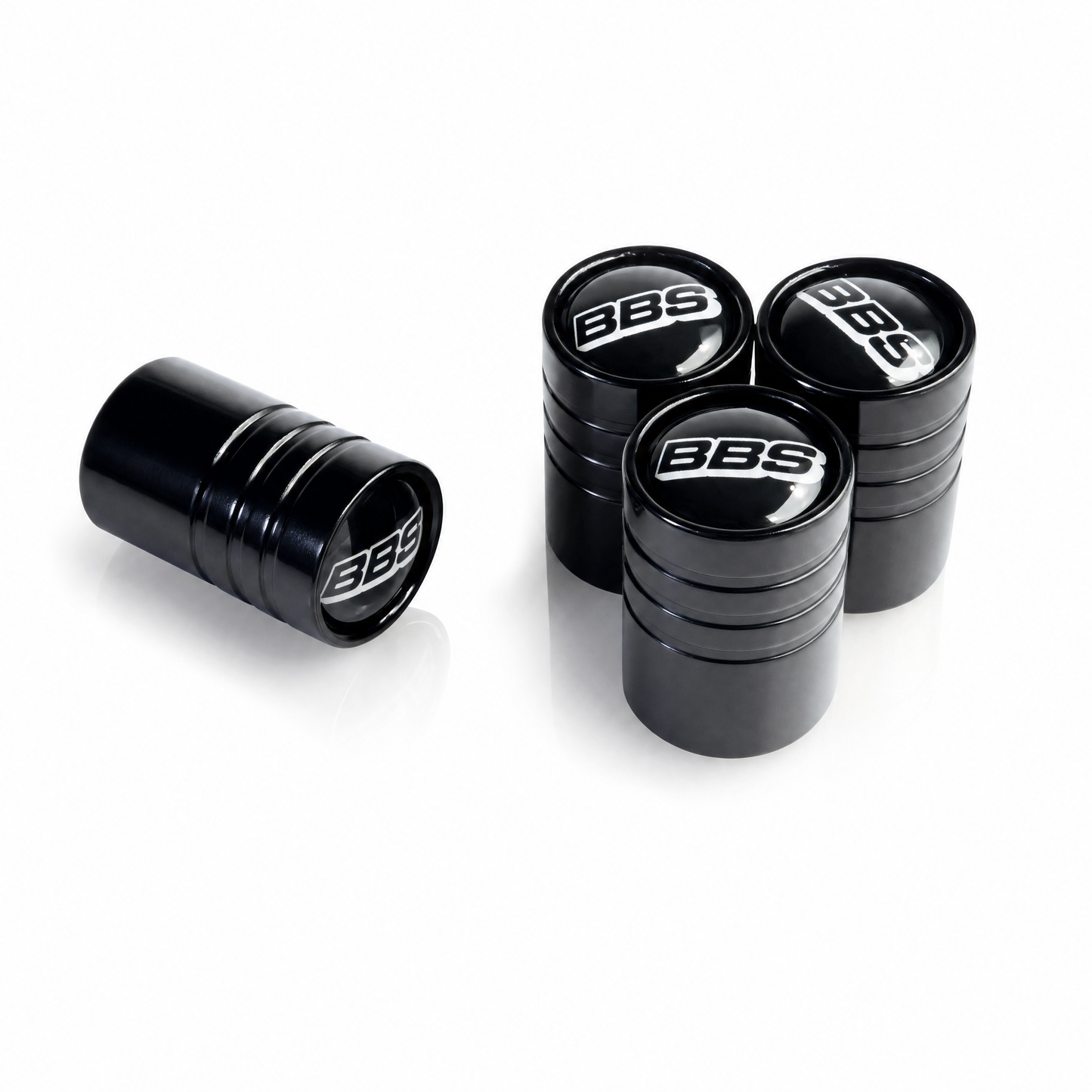 BBS Premium Black billet valve caps - premium