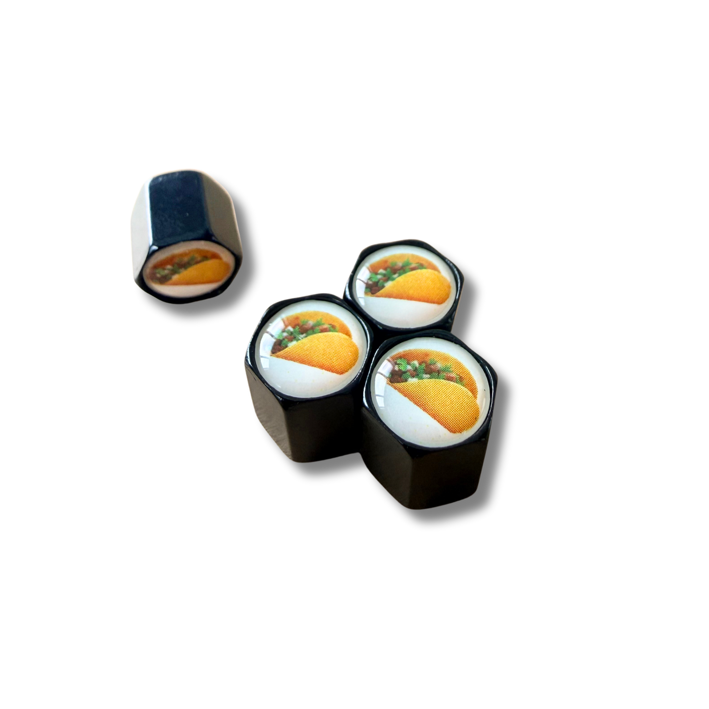 Taco Emoji Valve Caps