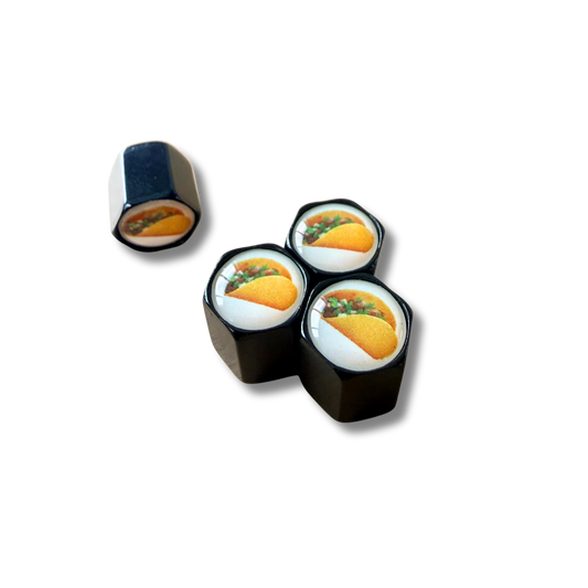 Taco Emoji Valve Caps