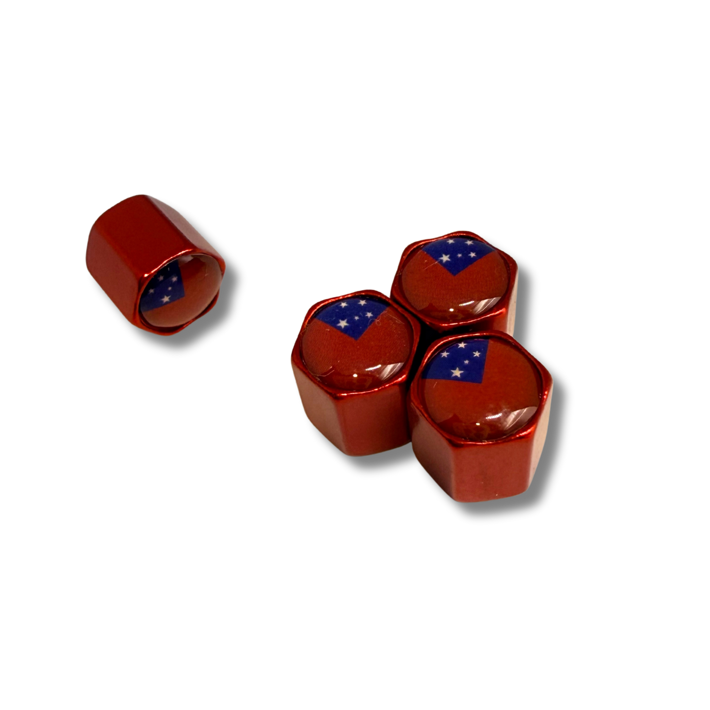 Samoa Flag Valve Caps