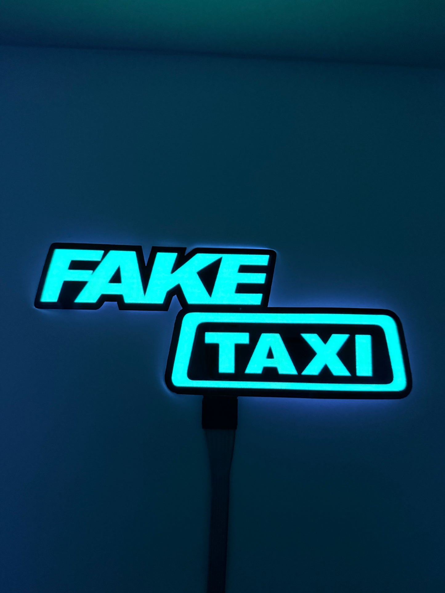 Fake Taxi Electric Sticker