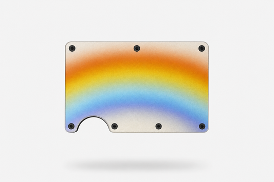 Elite Slim Wallet - Rainbow Titanium