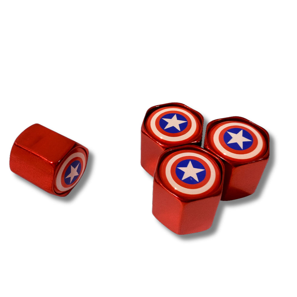 Captain America Valve Caps