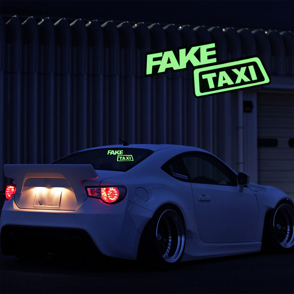 Fake Taxi Electric Sticker