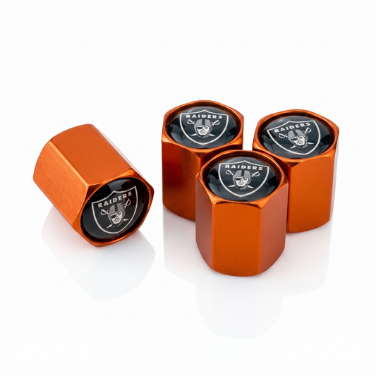 Raiders billet valve caps - premium product image