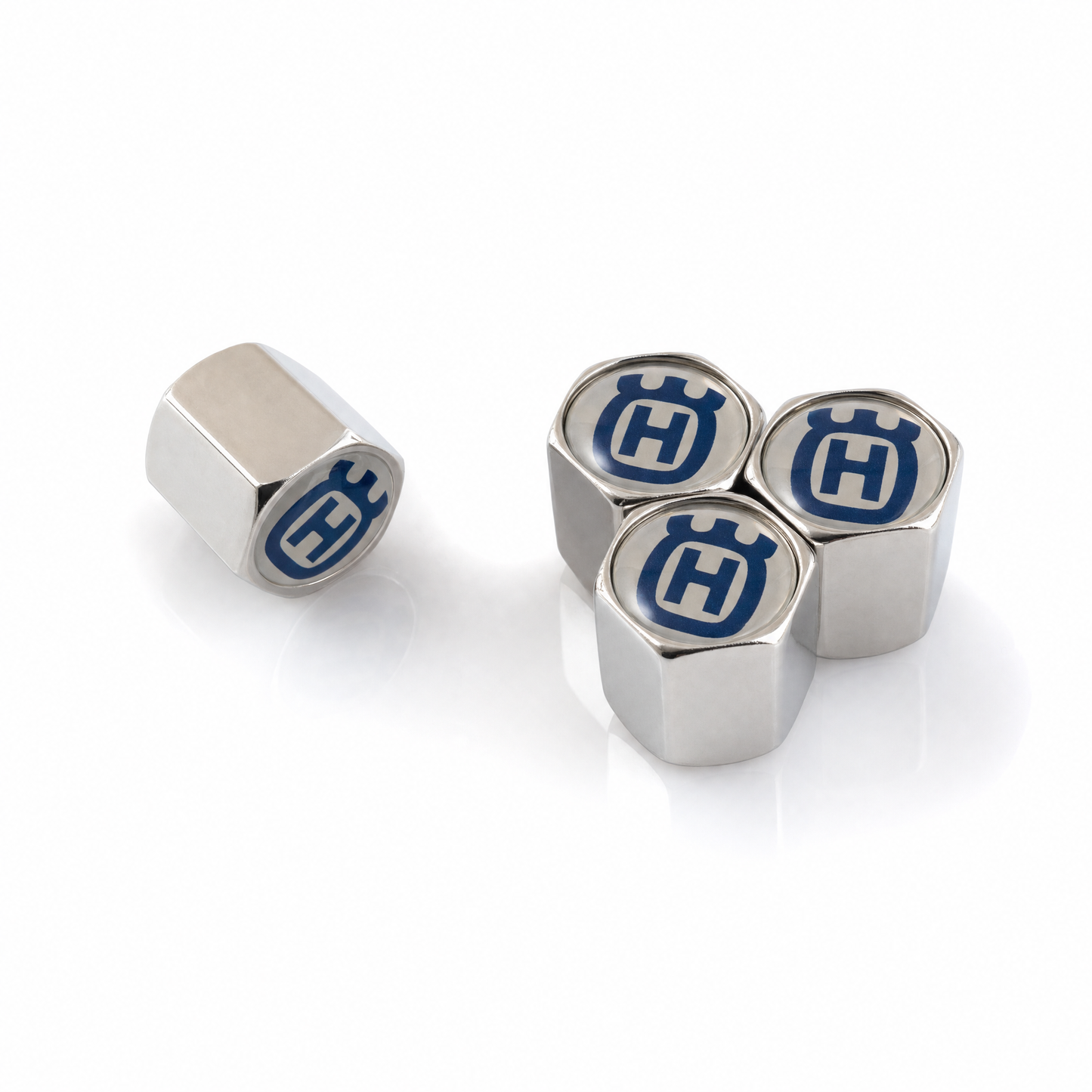Husqvarna billet valve caps - premium product image