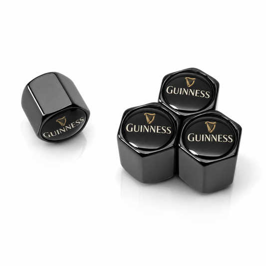 Guinness billet valve caps - premium product image