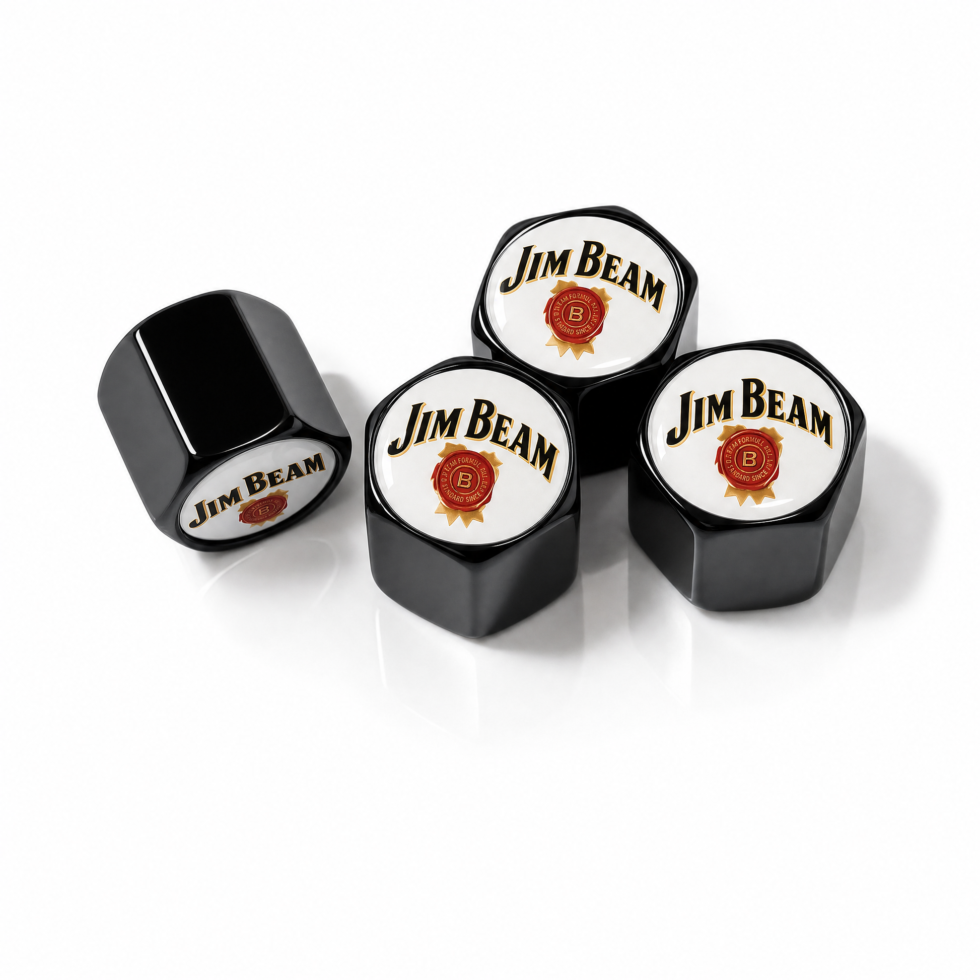 Jim Beam billet valve caps - premium product image