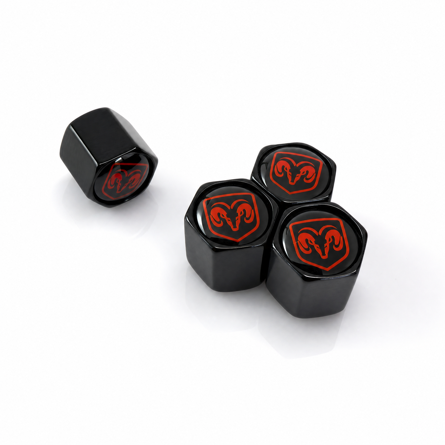 Dodge billet valve caps colour 1 - premium