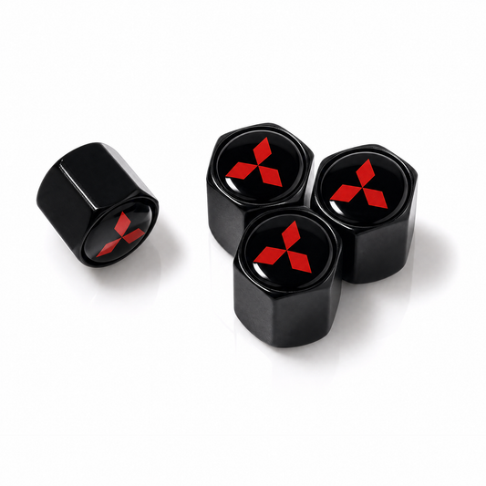 Mitsubishi billet valve caps - premium