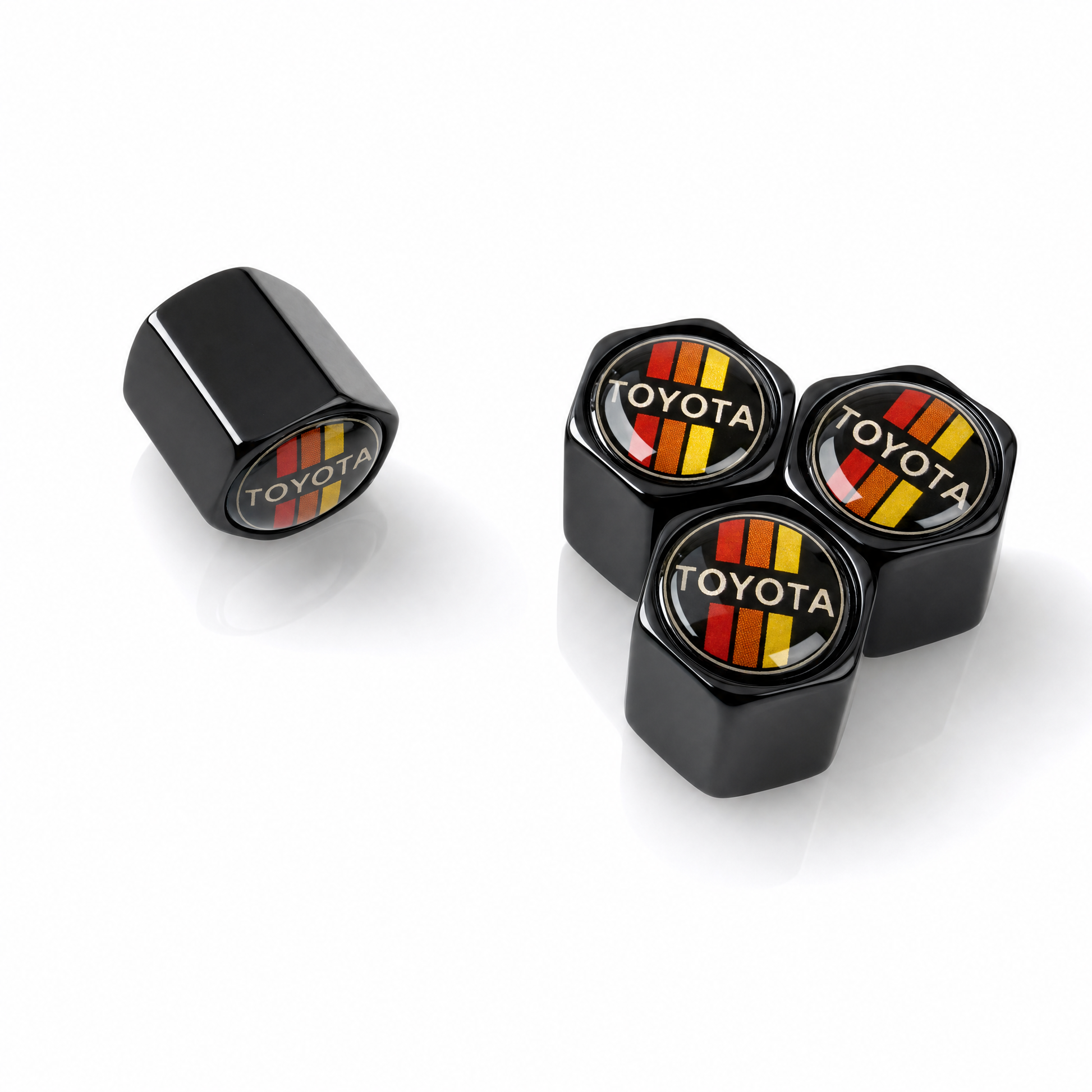 Toyota Retro billet valve caps - premium