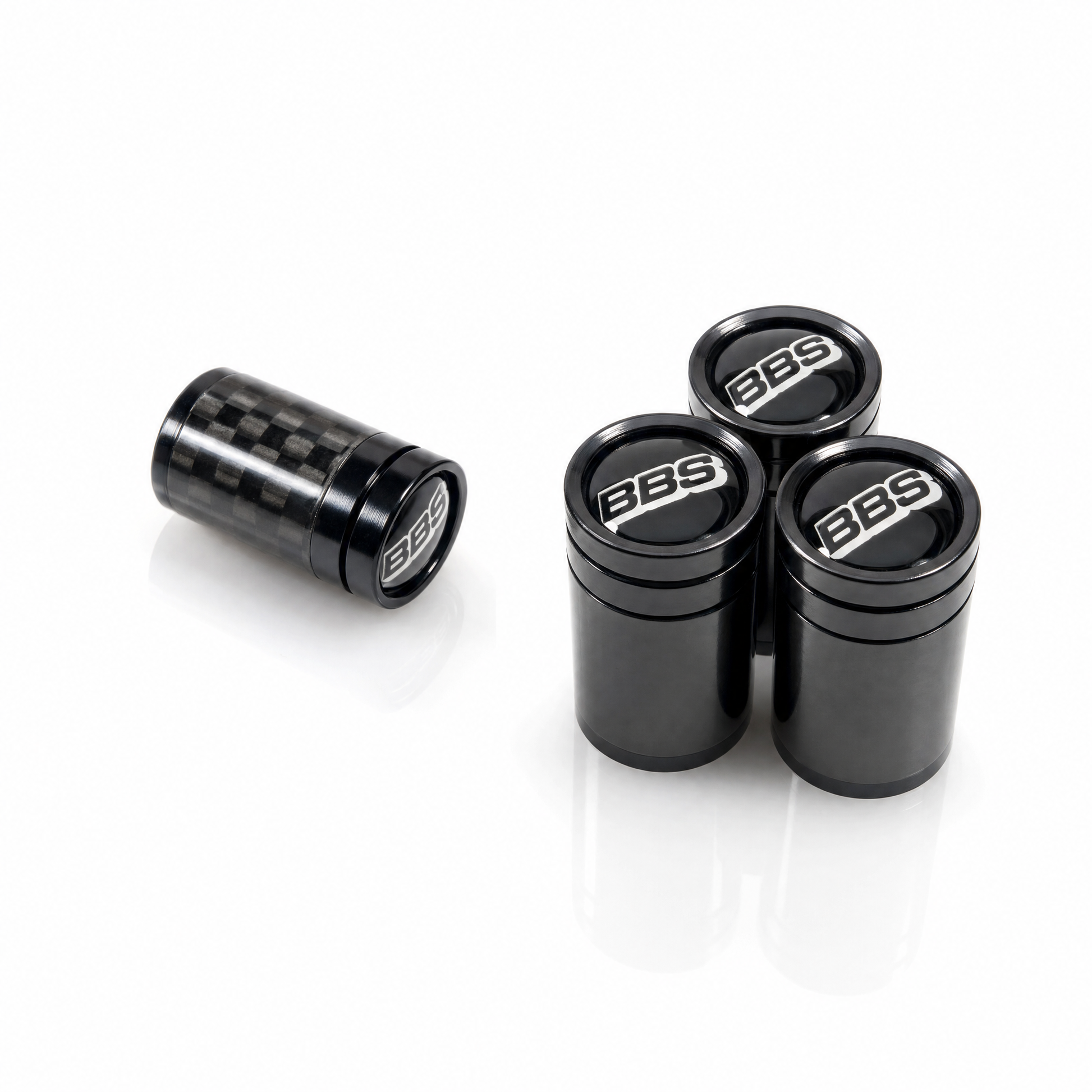 BBS Premium Carbon Fibre billet valve caps - premium