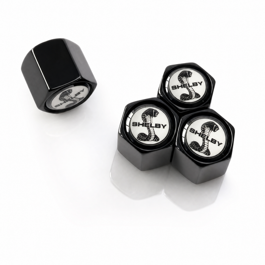 Shelby billet valve caps - premium
