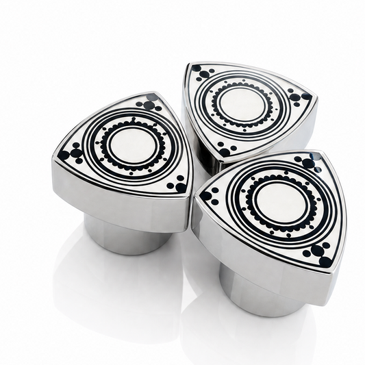 Rotary rotor billet valve caps - premium