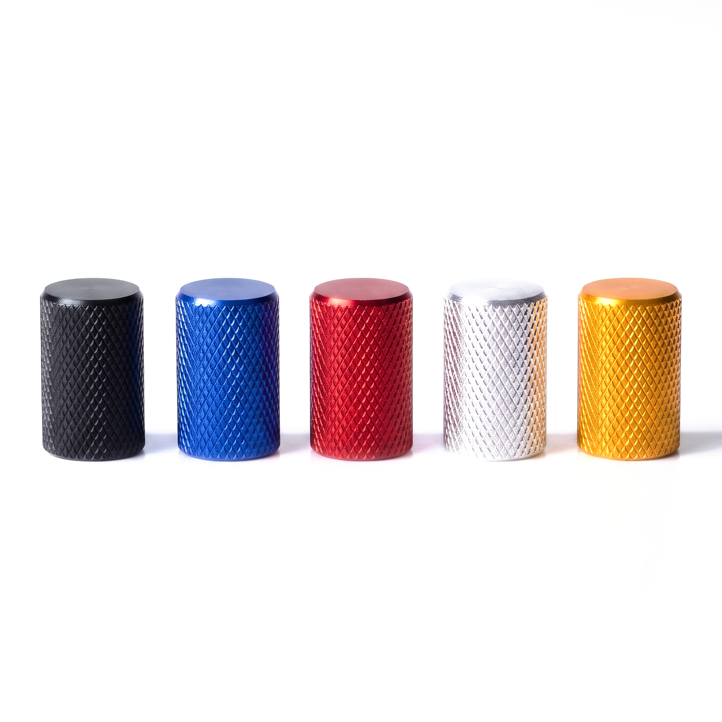 Knurled Valve Caps (No Logo)